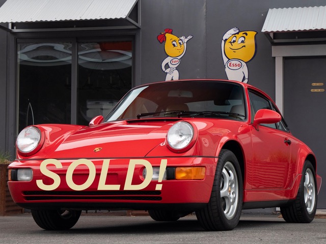 1992 Porsche 911/964 Carrera 2 Coupe 5-Speed Manual Original Paint COA Referrence Example