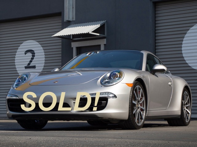 2013 Porsche 991 / 911 Carrera 4S Coupe Sport Exhaust Sport Chrono Ventilated Sport Seats