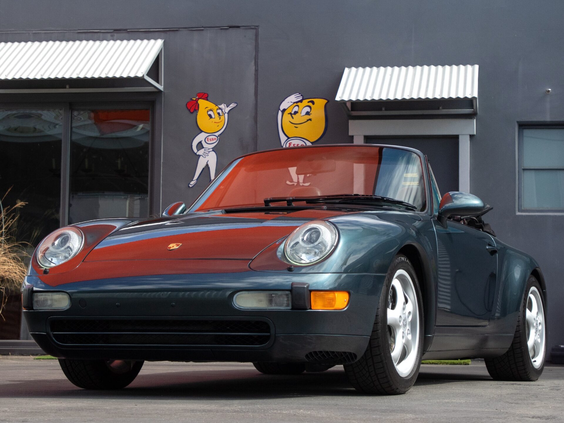 1995 Porsche 993 Carrera Cabriolet 6-Speed Manual Aventurine Green