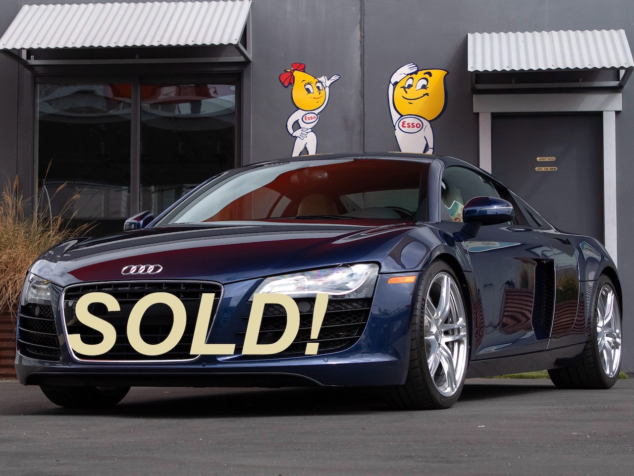 2009 Audi R8 Coupe Quattro MT6 6-Speed Gated Manual Original Mugello Blue Pearl Paint 17k Miles 1 CA Owner for 14 Years