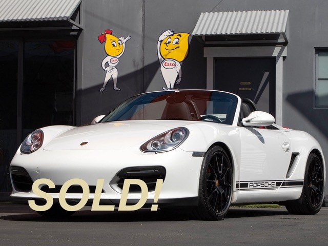 2011 Porsche Boxster Spyder (987.2) Sport Exhaust Sport Chrono Original Paint Sport Design Steering Wheel